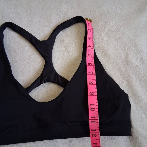 Lululemon Women's Size 8 Black Uncharted Waters Bikini Swimsuit Top *TOP ONLY* - Picture 8 of 9